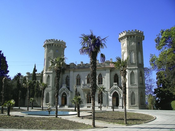 Image - The Usupov's palace in Koreiz in the Crimea.