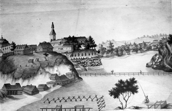 Image - A view of Korets (old engraving).