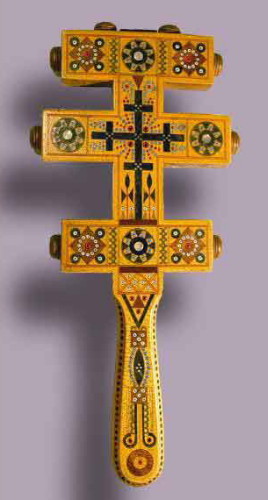 Image - An encrusted cross by Yurii Korpaniuk