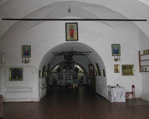 Image -- Kozelets: the Cathedral of the Nativity of the Mother of God, an underground chapel.