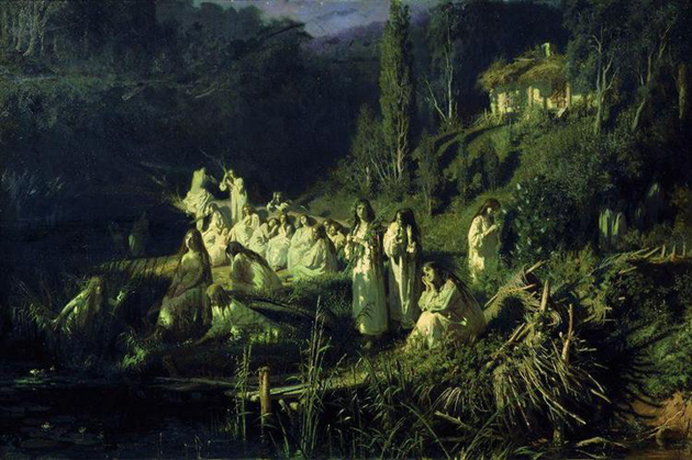 Image - Ivan Kramskoi: Rusalkas. May Night (1871).
