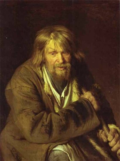 Image -- Ivan Kramskoi: Peasant with Bridle (1883).