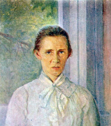 Image - Fotii Krasytsky: Portrait of Lesia Ukrainka (1904).