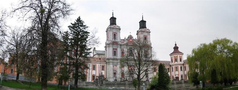 Image -- The Jesuit building complex (built in 1731-43) which housed the Kremianets Lyceum.