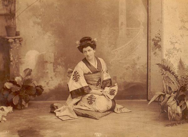 Image -- Solomiia Krushelnytska as Madama Butterfly.