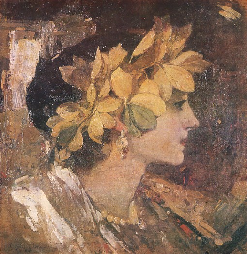 Image -- Fedir Krychevsky: Beatrice (1911).