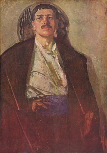 Image -- Fedir Krychevsky: Self-portrait (1923-1924).