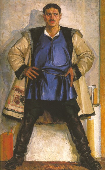 Image -- Fedir Krychevsky: Self-portrait (1937).