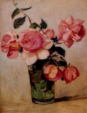 Image -- Vasyl H. Krychevsky: Roses (1945).