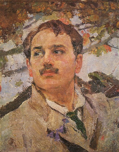 Image -- Fedir Krychevsky: Self-portrait (1910s).