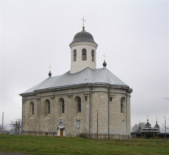 Image -- The Dormition Church in Krylos (16th century).