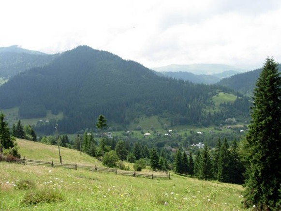 Image -- A Hutsul region landscape near Kryvorivnia.