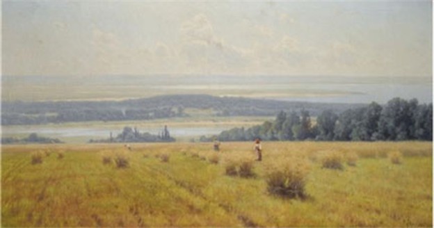Image - Kostiantyn Kryzhytsky: Summer Landscape (1905).