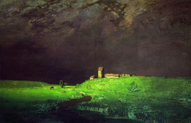 Image -- Arkhyp Kuindzhi: After the Rain (1879).