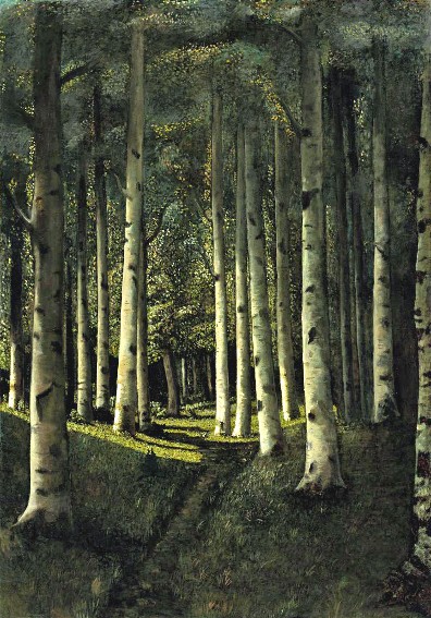 Image - Arkhyp Kuindzhi: Birch Grove (1881).