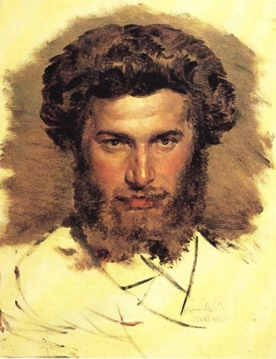 Image - Portrait of Arkhyp Kuindzhi by V. Vasnetsov.