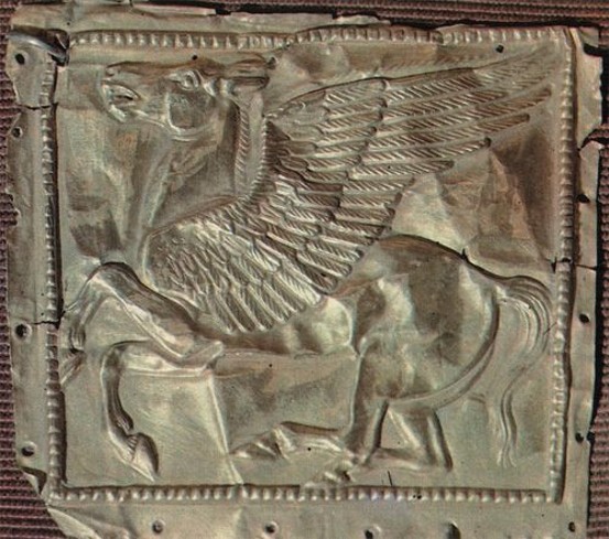 Image - A Scythian gold ornament from the Kul Oba kurhan.