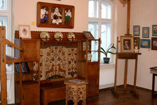 Image -- Olena Kulchytska Memorial Museum in Lviv (interior).