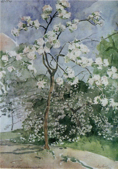 Image -- Olena Kulchytska: Spring Again (1944).