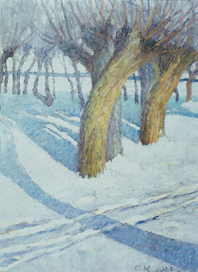 Image -- Olena Kulchytska: Winter Landscape.
