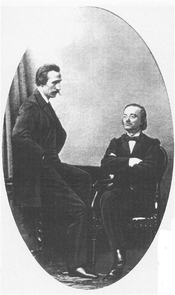 Image - Panteleimon Kulish and Mykola Kostomarov (1859 photo).
