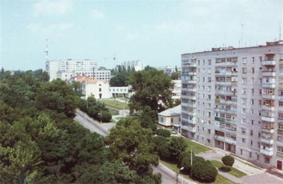 Image -- 1st May Street in Kupiansk.