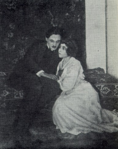Image - Les Kurbas and Olimpiiia Dobrovolska in the Molodyi Teatr production of Max Halbe's Youth (1919).