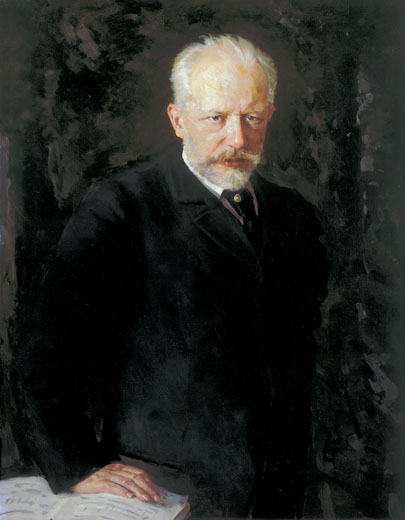 Image -- Mykola Kuznetsov: Portrait of Peter Tchaikovsky (1893).