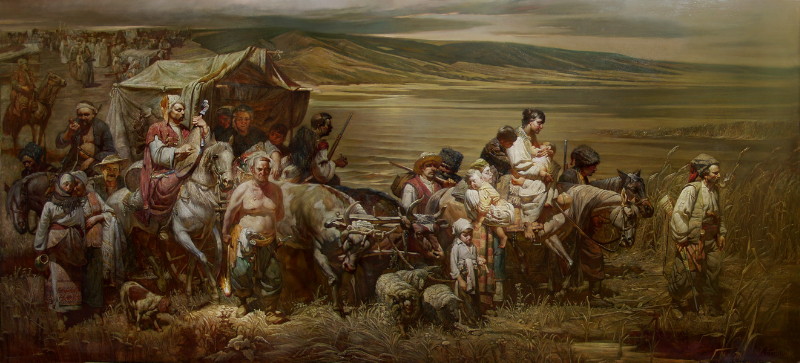 Image -- Hennadii Kvashura: The Resettlement of Black Sea Cossacks to the Kuban.