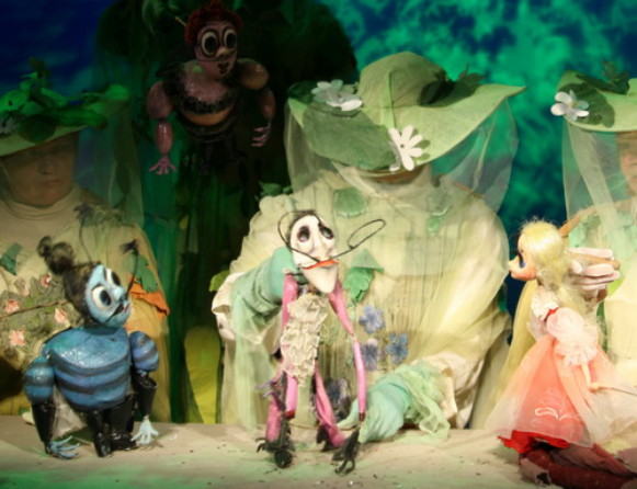 Image -- A performance at the Kyiv Puppet Theater.