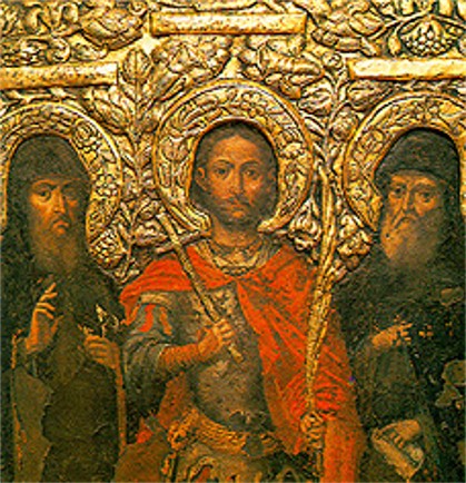 Image - Fragment of the iconostasis of the underground Varlaam Church in the Near Caves of the Kyivan Cave Monastery.