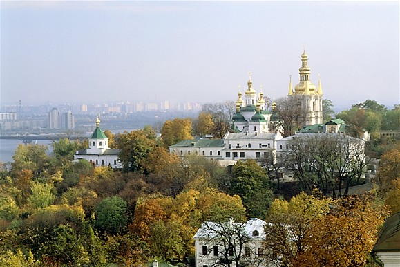 Image -- Kyivan Caves Monastery (panorama of the Far Caves area).