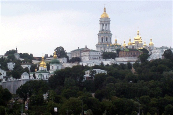 Image - General view of the Kyivan Cave Monastery.