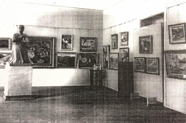 Image -- An 1942 exhibition organized by Labor Association of Ukrainian Pictorial Artists.