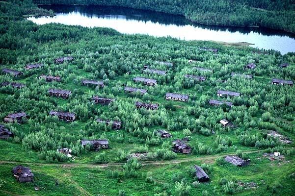 Image - A labor camp in Siberia (aerial view).