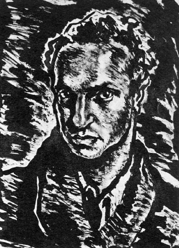 Image -- Volodymyr Lasovsky: Self-portrait (1970s).