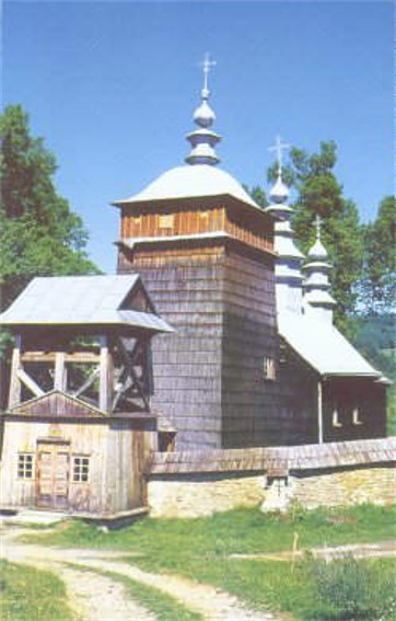 Image - The Orthodox Church in Zhdynia, Lemko region.