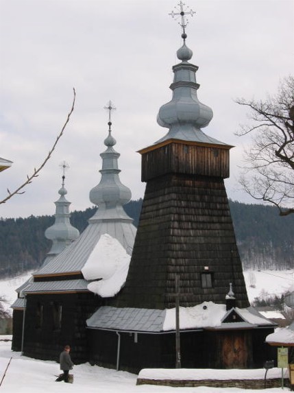 Image - SS Kosma and Damian Greek-Catholic church in the village of Berest in the Lemko region.