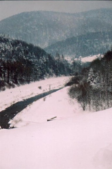 Image - Low Beskyd winter landscape in the Lemko region (near the village of Losie).