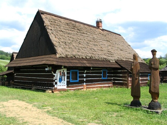 Image -- A Lemko homestead.