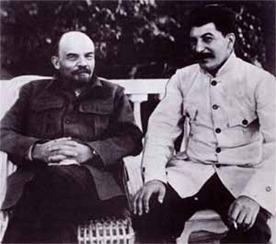 Image - Vladimir Lenin and Joseph Stalin (early 1920s).
