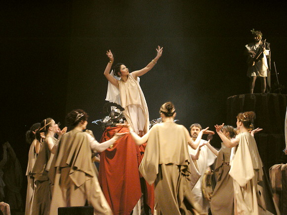 Image - Performance of Lesia Ukrainka Orgy at the Lviv National Academic Ukrainian Drama Theater.