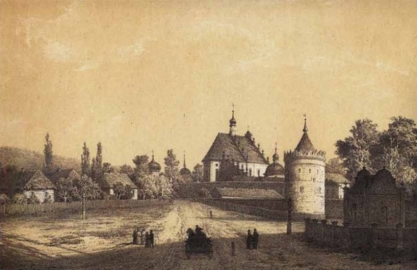 Image - Napoleon Orda's depiction of Letychiv (19th century).