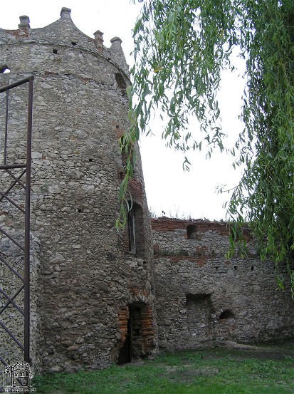 Image -- Letychiv castle tower and walls.