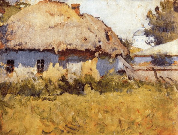 Image -- Petro Levchenko: A Village House.