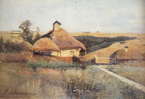 Image -- Petro Levchenko: A Ukrainian village.