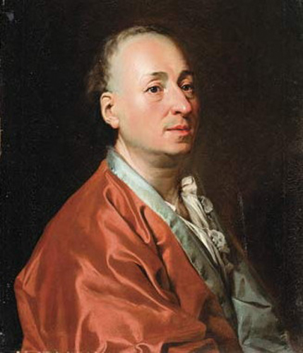 Image -- Dmytro H. Levytsky: Portrait of Denis Diderot.