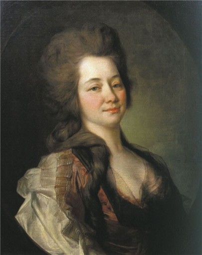 Image - Dmytro H. Levytsky: Portrait of Mariia Lvov (1781).