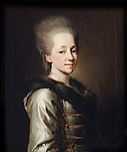 Image -- Dmytro H. Levytsky: Portrait of Mariia Narychkina (Louvre collection).