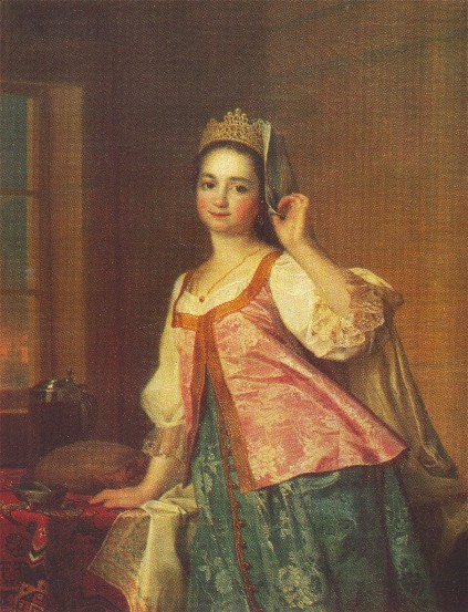 Image -- Dmytro H. Levytsky: Portrait of the Artist's Daughter.